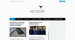 Desktop Screenshot of nextdope.com
